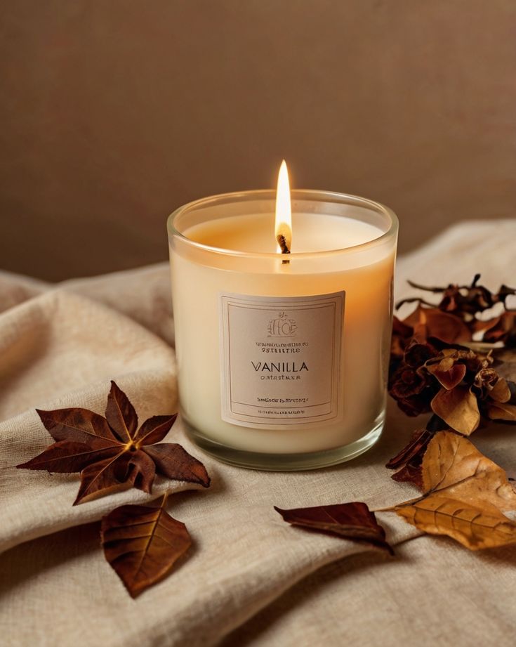 glass jar candle glass jar candle