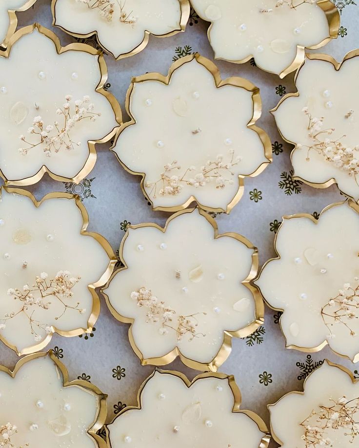 Metallic Pearl Urli Candle - Image 3