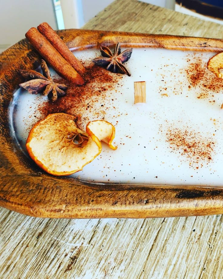 Cinnamon Boat Candle