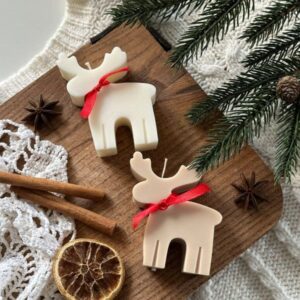 Reindeer Candle (Set of 2)