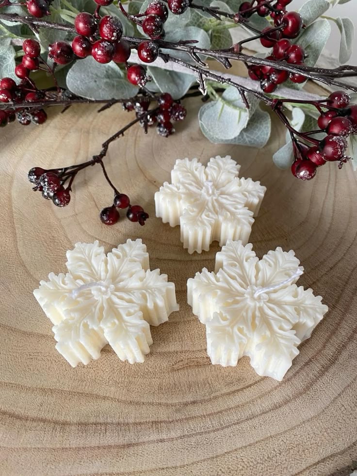 Snowflake Candle (Set of 2) - Image 2